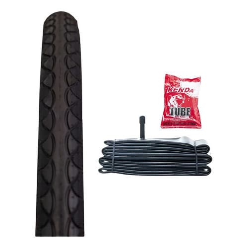 Kit 01 Pneu Ceci Pirelli Touring 26 X 1 3/8 01 Câmara 26 Fina Preto