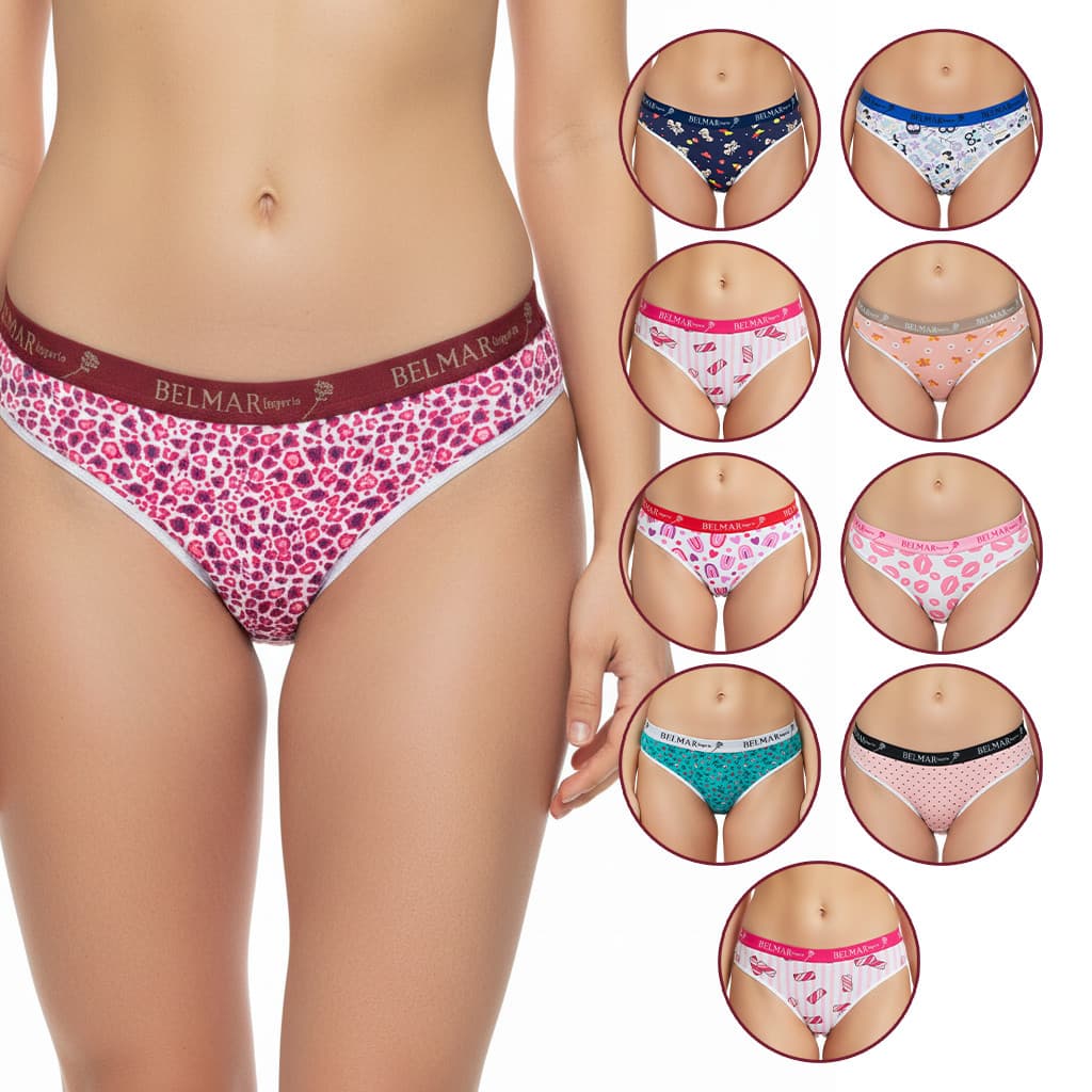 Kit 6 Calcinhas Fio Estampada