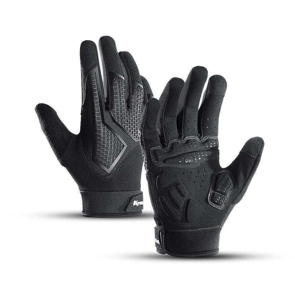 MTB Luvas De Ciclismo Preto Tela Toque Das Mulheres Dos Homens Da Bicicleta Estrada Ginásio Equitação Silicone Gel Motoc