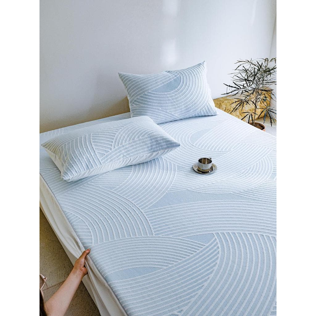 Camada 3D de resfriamento classe A tapete de resfriamento de seda gelo delicado dormitório de dormir nu tapete macio est