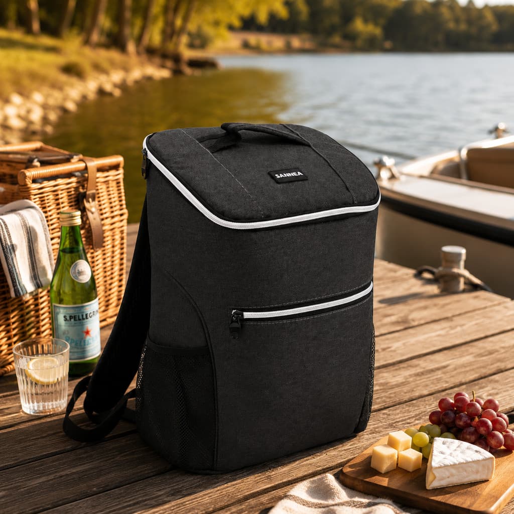 Mochila Cooler Térmica 20 Litros Impermeável Com Bolsos