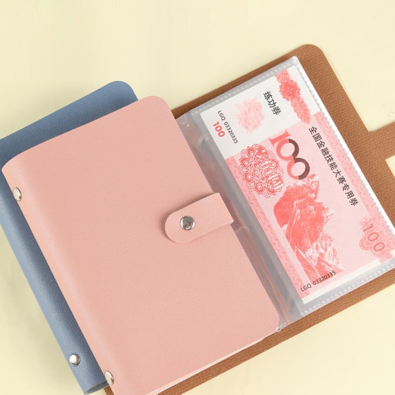 1pc Armazenamento De Notas Feito De Material Do Plutônio , Pode Conter , Com Fotos Selos , Cartão Bancário