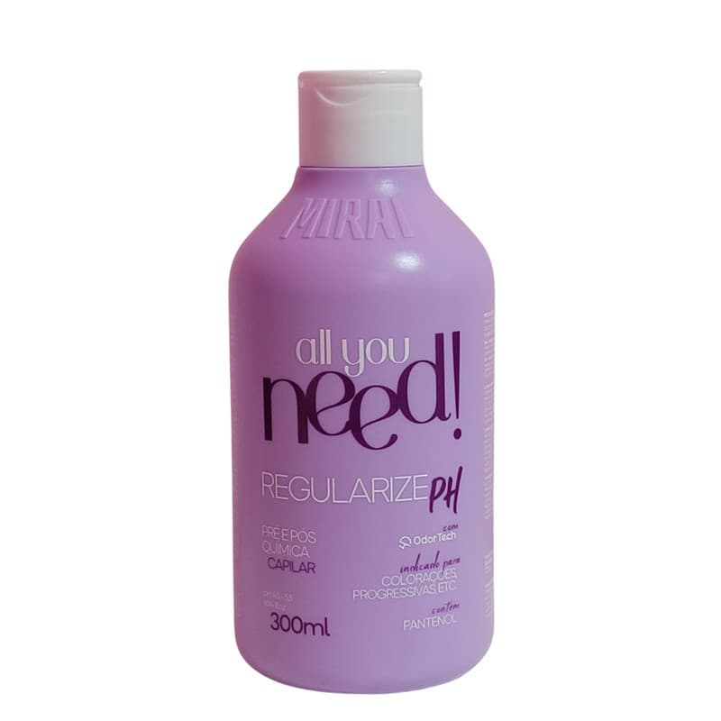 Tratamento Capilar Regularize Ph Mirai Pós Química 300ml