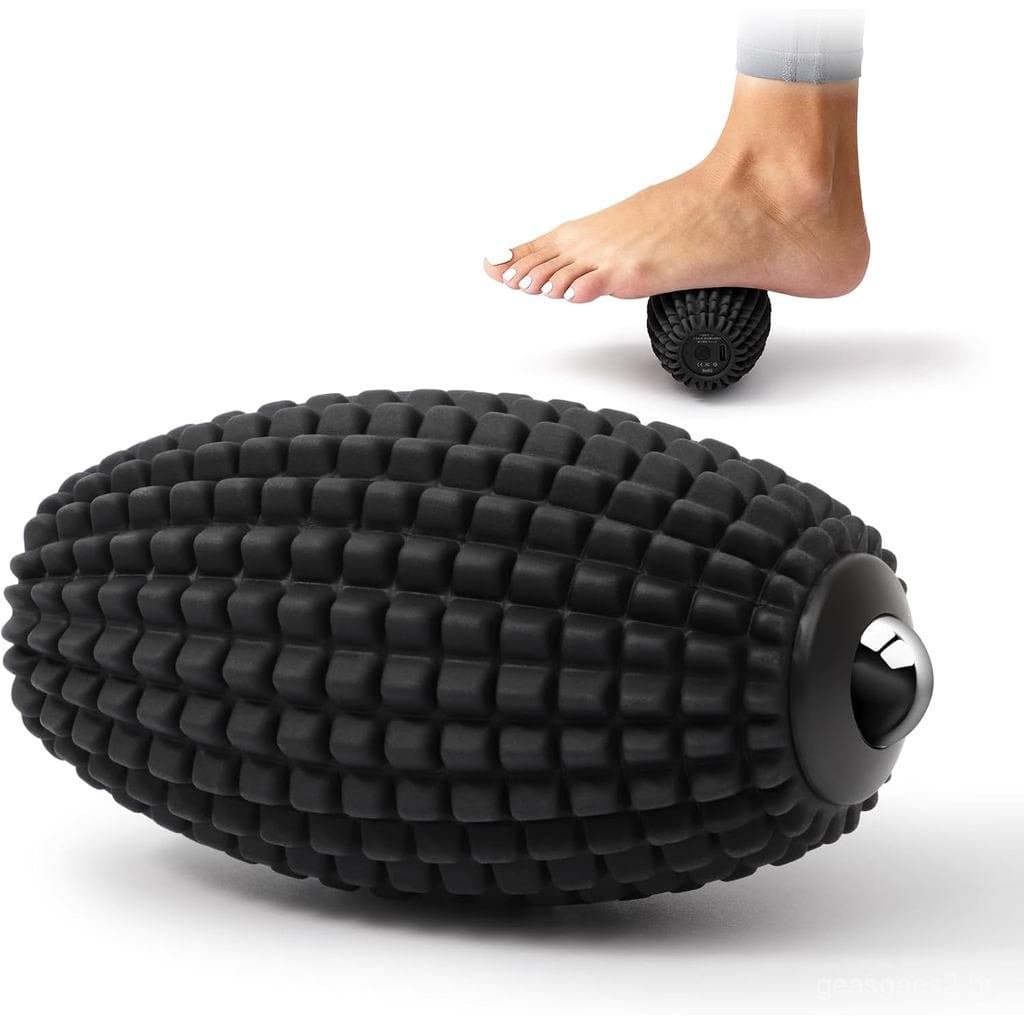 HODEMI Bola de Massagem Vibratória com Cabeça Rotativa para Relaxamento dos Pés e Músculos, Bola de Massagem Elétrica co