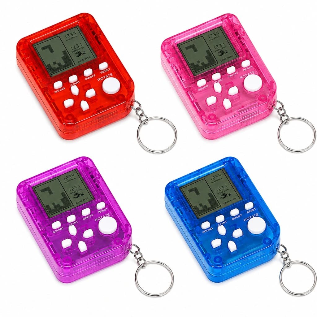 Chaveiro Portátil Mini Console Classico De Mão Para Crianças Castela