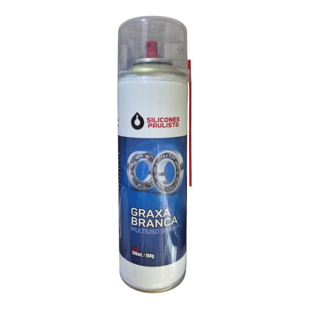 Graxa Branca Multiuso Spray Silicone Paulista 300ml 180g