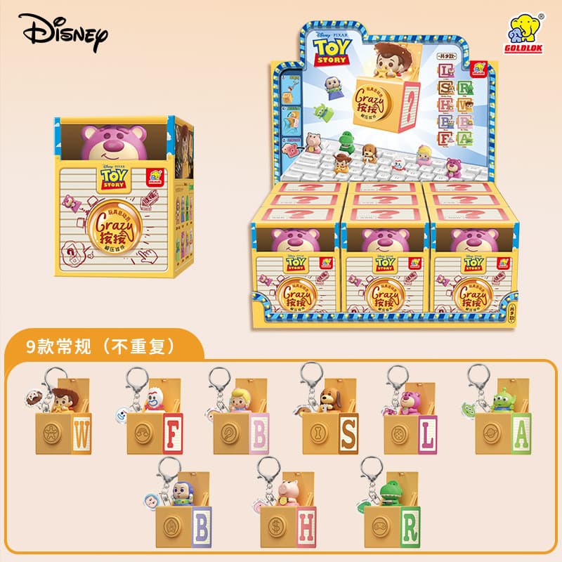 Toy Story: Pingente Anti-Stress Surpresa, Caixa Surpresa de Natal, Merchandising de Anime Fofo