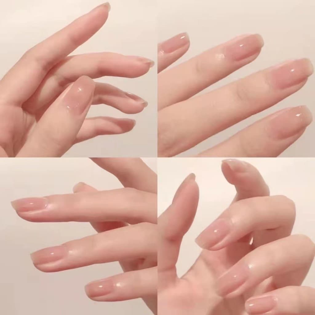Esmalte de cor Nude sem cozimento de longa duração 2025 Novo estilo adequado para clareamento de verão Não é fácil de ca