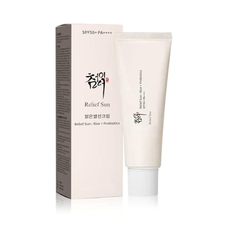 Protetor Solar Coreano Orgânico Fps50 + , PA + Riceand Probióticos | Solução Coreana De Cuidados Com A Pele Para Todos O