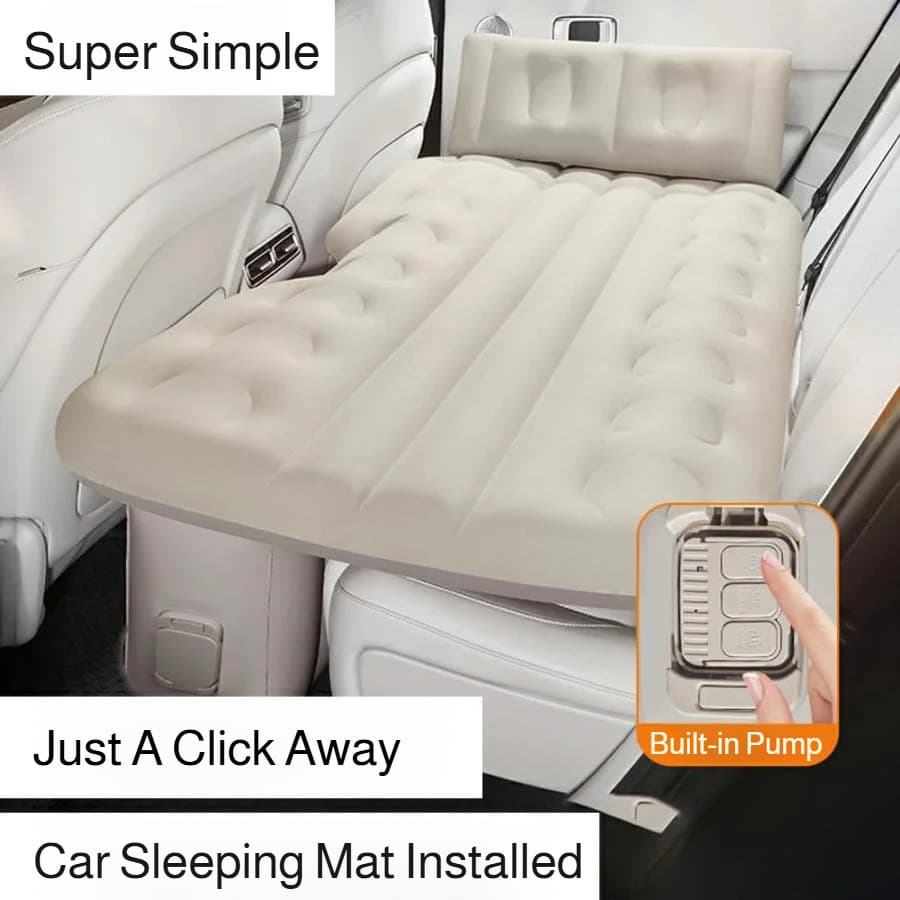 [Fácil de Usar] FM-Carregável Automóvel Colchão Inflável/Viagens/Cama de Ar
