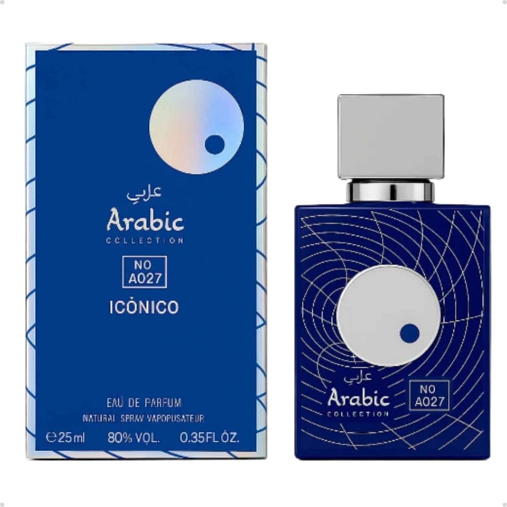 Perfume Arabic Collection A027 – 25ml | Colônia Masculina Cítrica Amadeirada Elegante