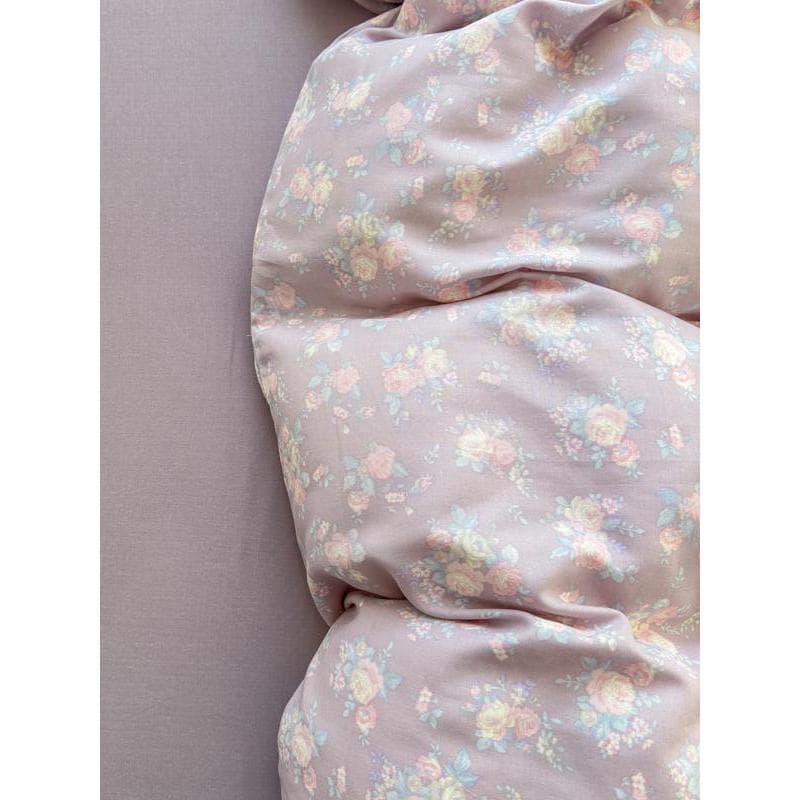 Roland Home Textiles Classe A Mãe Bebê Grau Floral Fio Duplo Conjunto de Quatro Peças Menina Algodão Impresso Capa de Co