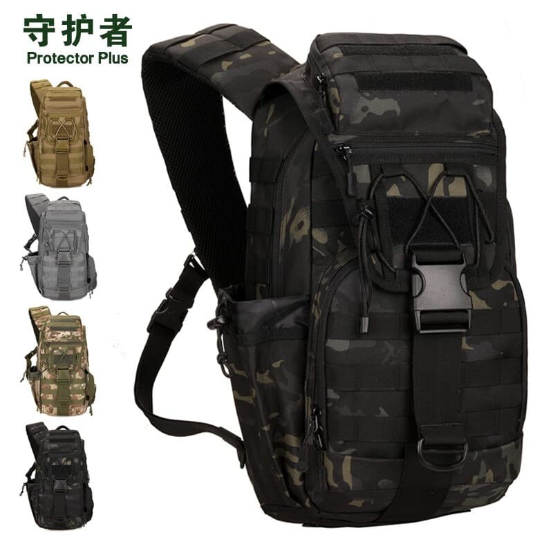 Isca saco de pesca saco de peito camuflagem ao ar livre 30L saco do mensageiro de um ombro tático arqueiro ciclismo moch