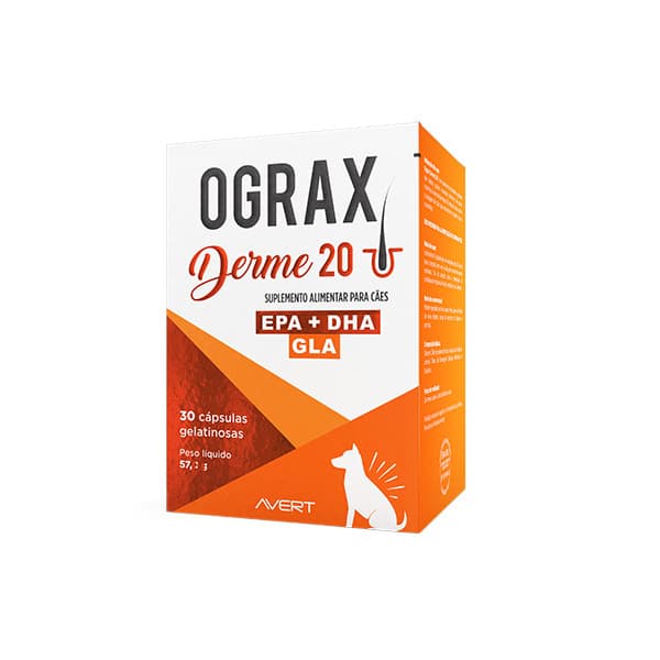 Ograx Derme 20   57,5g - 30 cápsulas