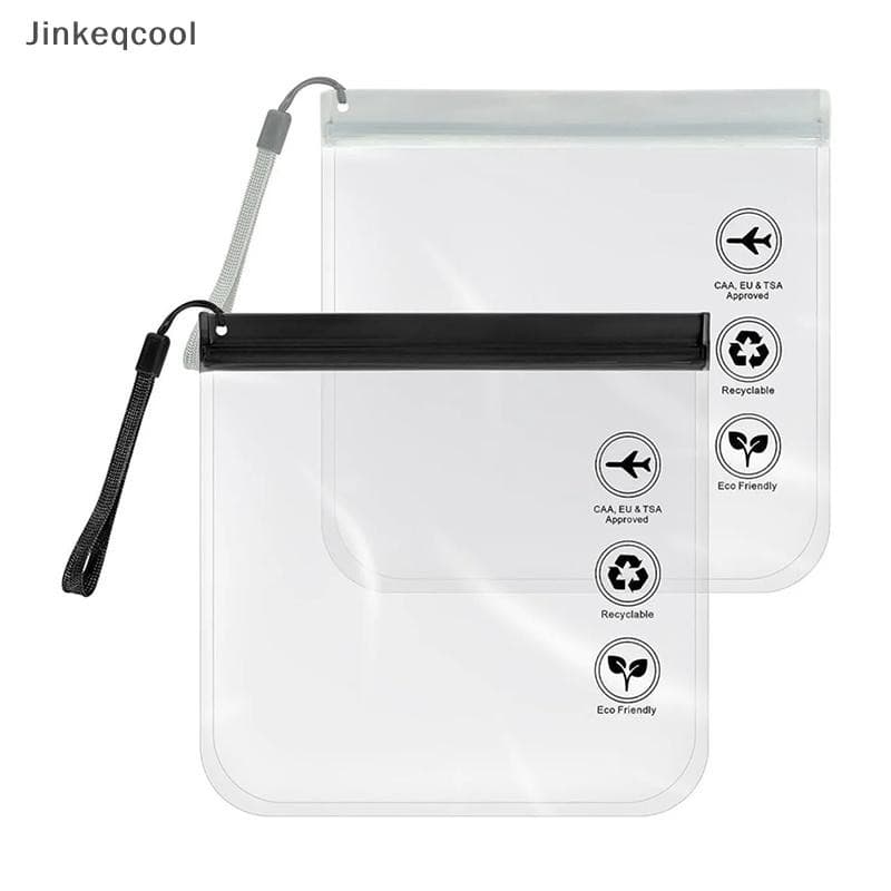 Jqbr Bagagem Transparente Uso De Viagem À Prova De Vazamento Vôo Compõem Saco Dwaterproof Água Para Mulheres Reutilizáve