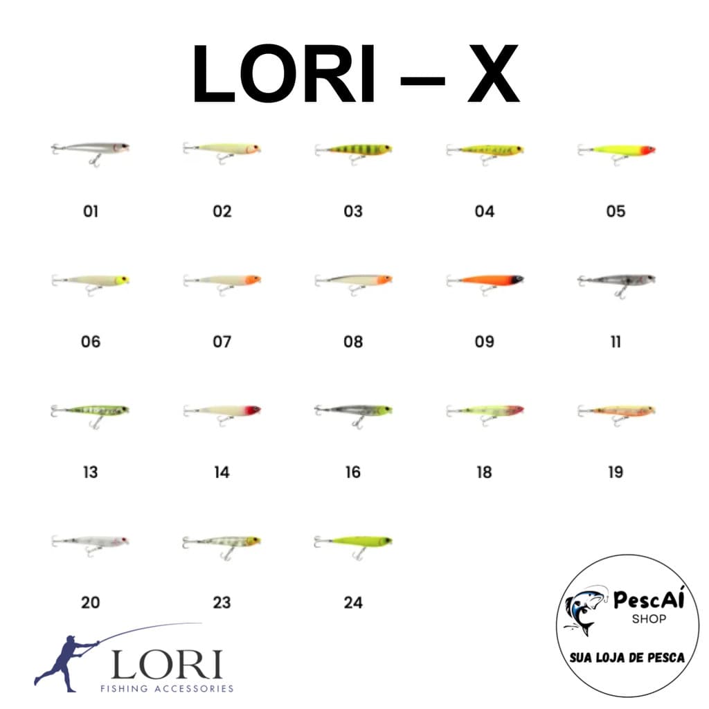 Isca Artificial - Lori Fishing - Lori X 90 - Superfície - Floating - 9 cm - 8.5 g - Tucunaré