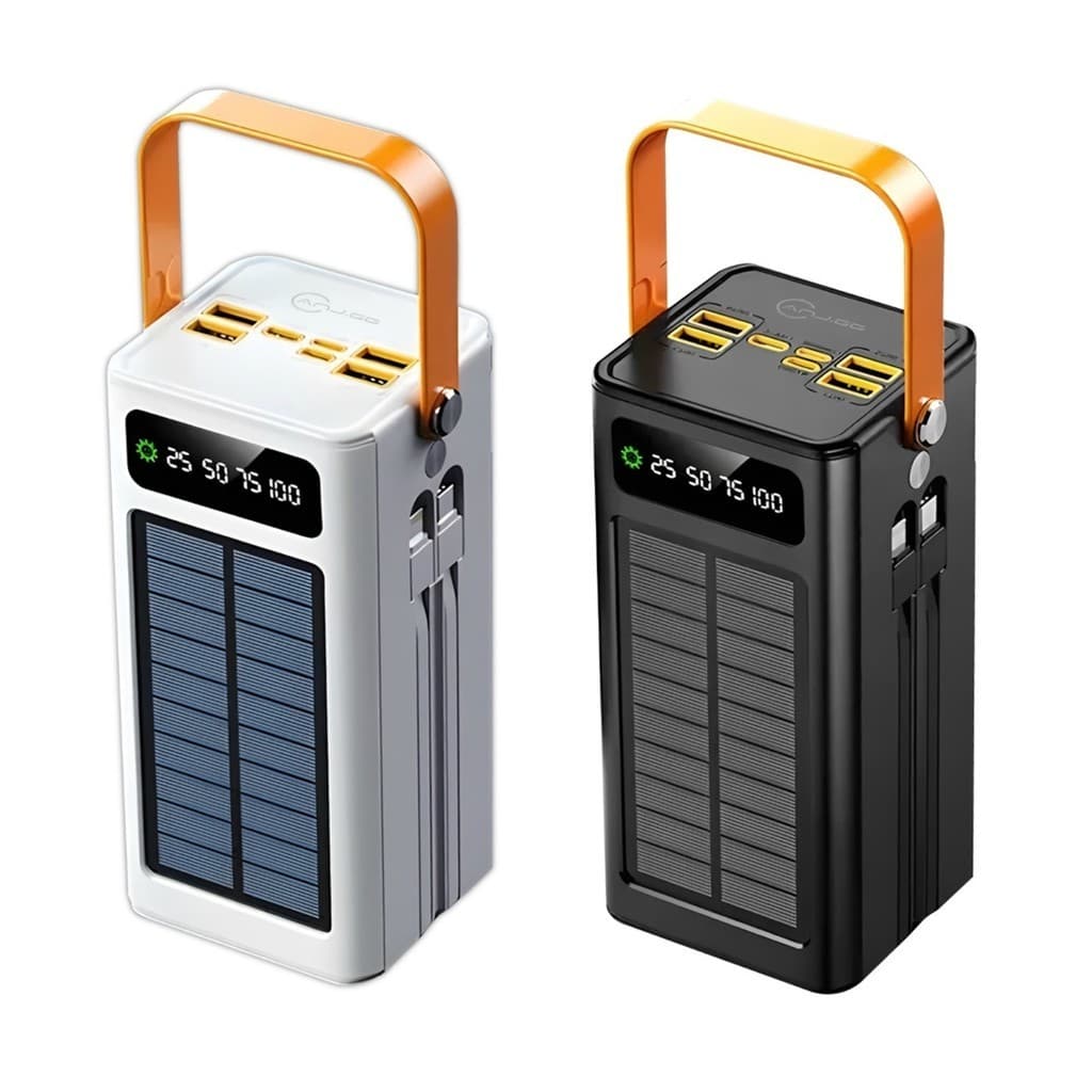 Carregador Solar Portátil 50000mAh – Banco de Energia para Celular e Acampamento