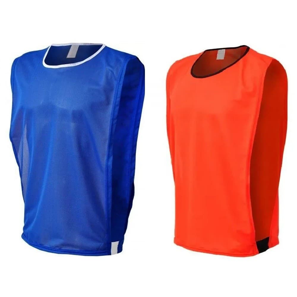 Kit Misto com 10 Coletes de Futebol (5 Azul e 5 Laranja) - TRB