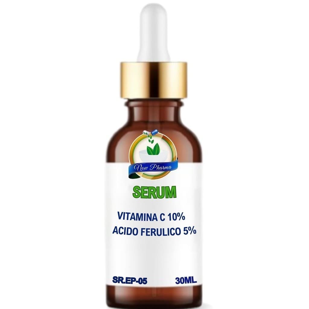 Serum Acido Ferulico 0,5% + Vitamina c 10% - 30ml Now Pharma