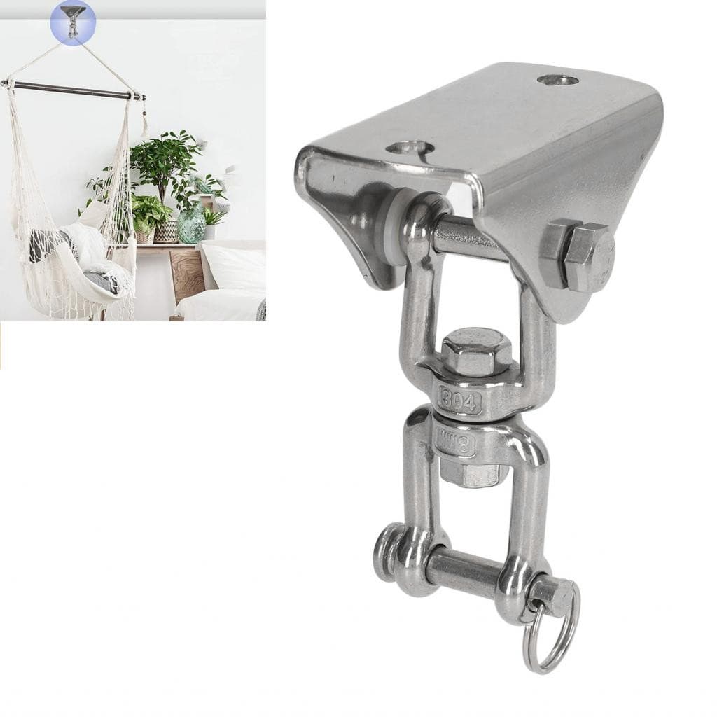 Stainless Steel Hanging Kit  Swing Hanger Set 360 Degree Rotation for Handstand Yoga