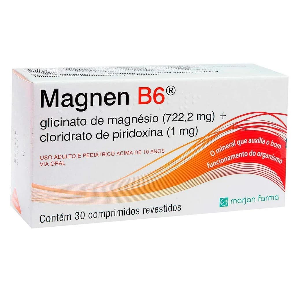 Suplemento Vitamínico Magnen B6 30 Comprimidos – Energia, Foco e Bem-Estar Diário