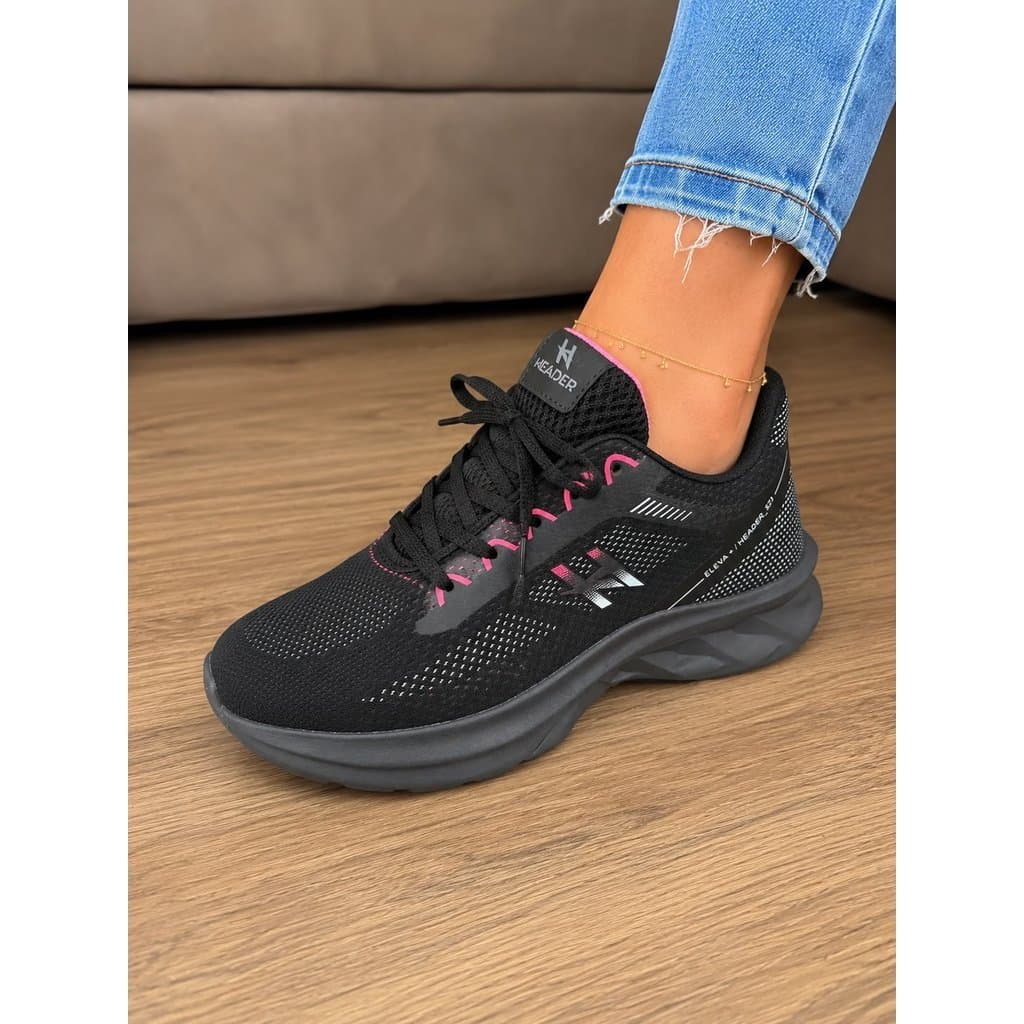 Tênis Header Run - Conforto E Estilo Esporte Casual Header