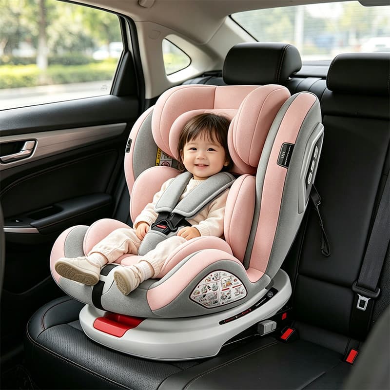 Assento de segurança infantil carro bebê 0-12 anos de idade carro rotação de 360 graus assento simples modelo Universal