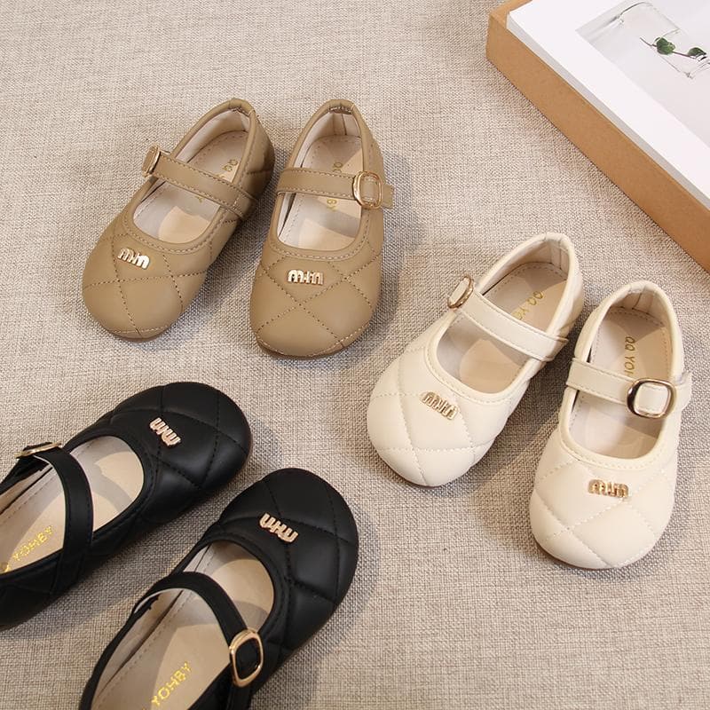 Meninas sapatos de princesa 2025 primavera novo estilo sapatos infantis sapatos de couro de sola macia bebê menina Mary