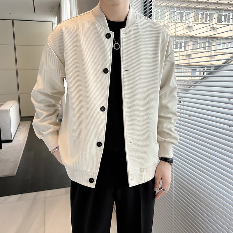 Sarja gola de beisebol bombardeiro jaqueta masculina primavera novo estilo Casual macacão topos bonito Street Wear berin