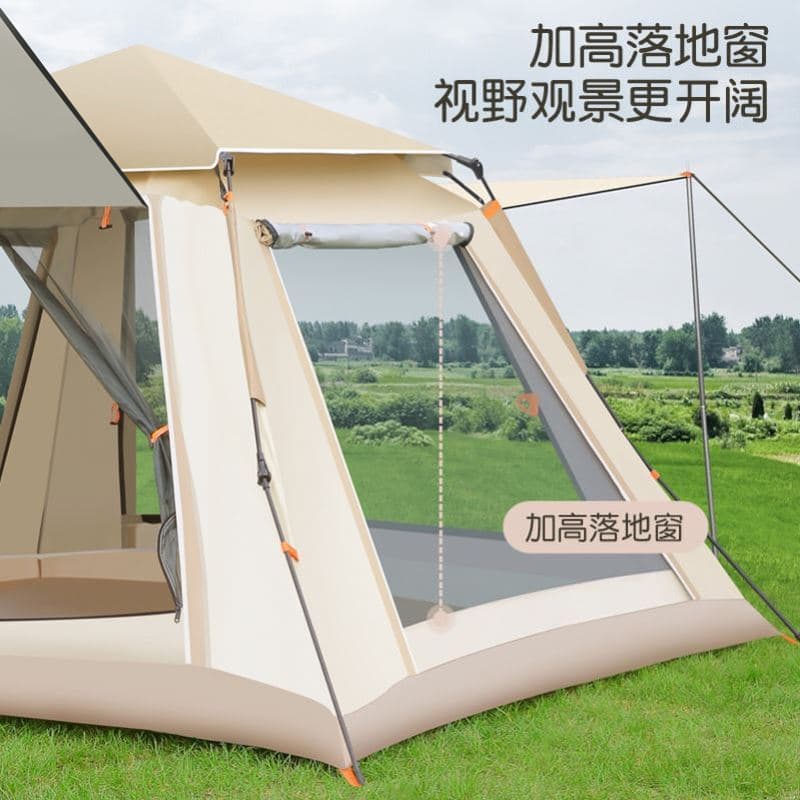 Tenda ao ar livre espessamento automático abertura rápida à prova de vento tempestade parque campo acampamento portátil