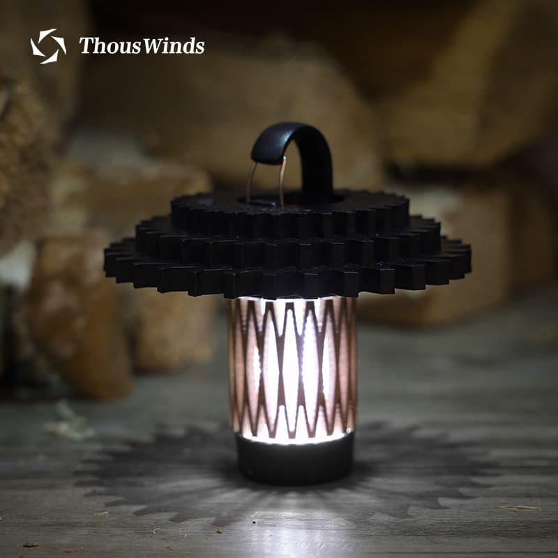 Thous winds mil ventos ML4 abajur lâmpada de acampamento ao ar livre lâmpada LED abajur de madeira adaptador suporte da