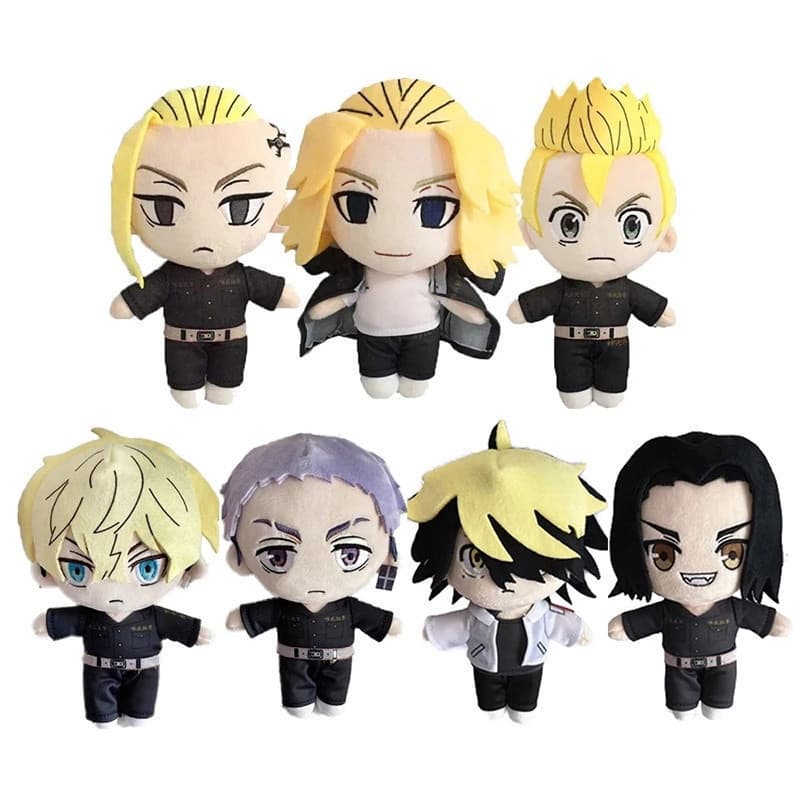 Tokyo Revengers Brinquedo De Pelúcia Baji Keisuke Matsuno Chifuyu Takashi Mikey Anime Travesseiro Macia Fofa Presente Pa