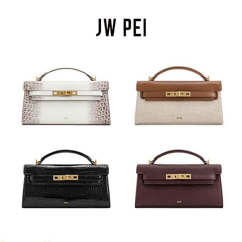 Jwpei Crocodile Pattern Kelly Bag Nova Bolsa Crossbody Portátil Premium