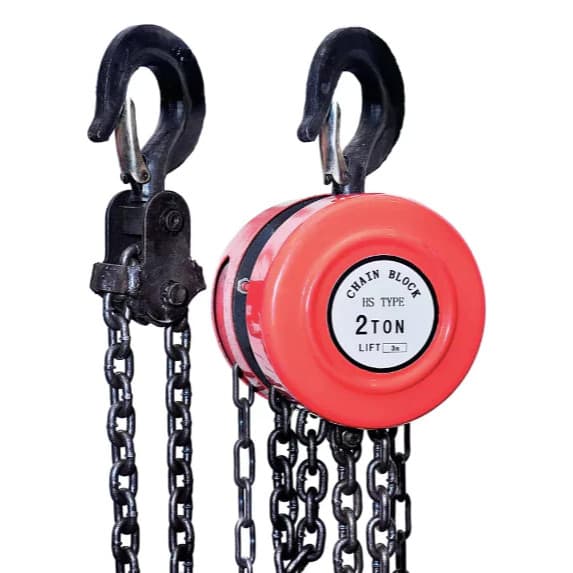 Talha de Corrente Manual Catraca 2000kg Elevação 2 Toneladas 3 Metros Linha Mecânica Profissional