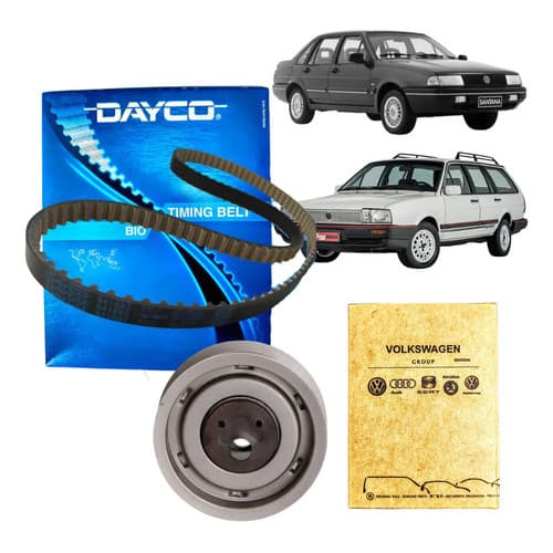 Kit Correia Dentada + Tensor Vw Santana Quantum 1.8 2.0 Ap