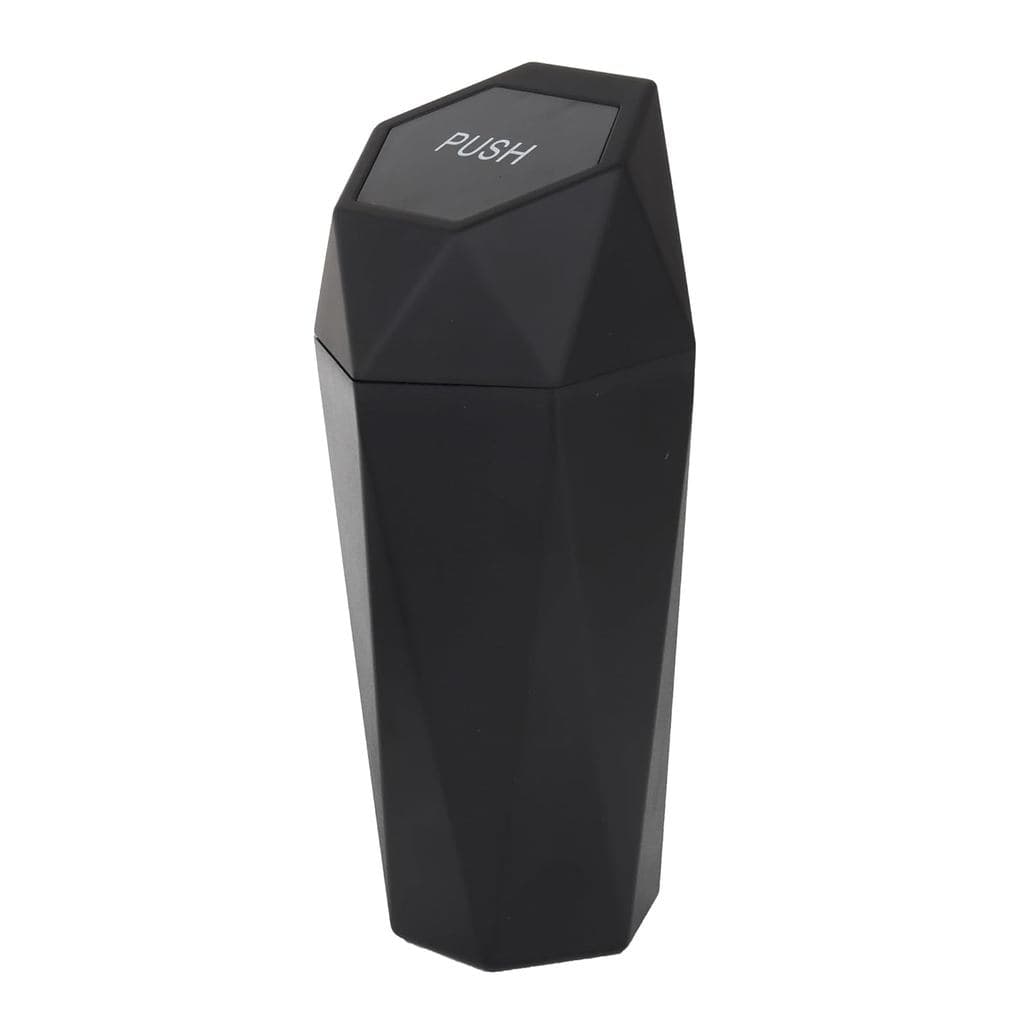 Lixeira para Carro, Lixeira com Tampa, Mini para Porta-Copos Automotivo, Lixeiras Portáteis para Porta de Carro,