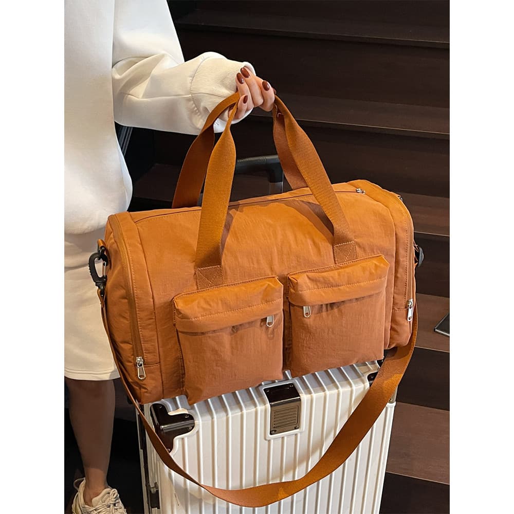 Bolsa de viagem de curta distância de grande capacidade, separação seca e úmida, bolsa de ginástica esportiva, viagem, e