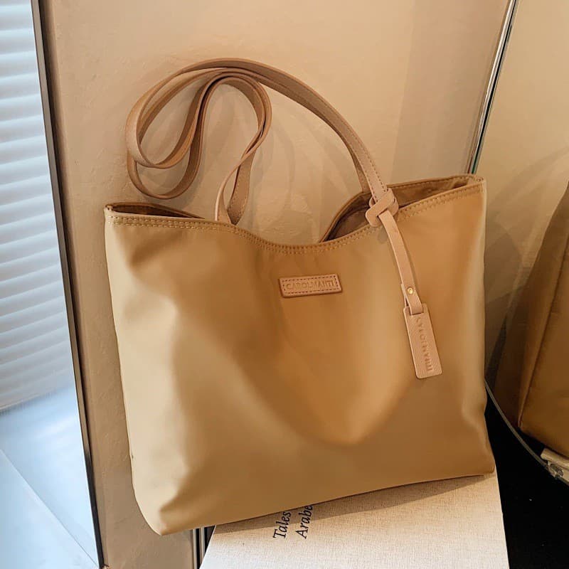 Bolsa tote de tecido Oxford de alta qualidade e grande capacidade para mulheres, nova, moderna e simples, ideal para o d