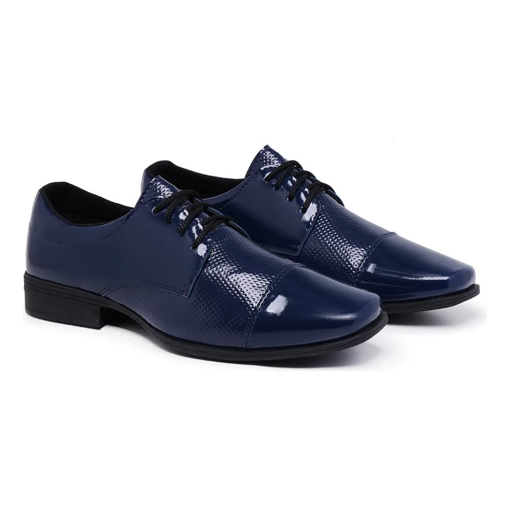 Sapato Social Masculino Verniz Loafer Casamento Calce Fácil