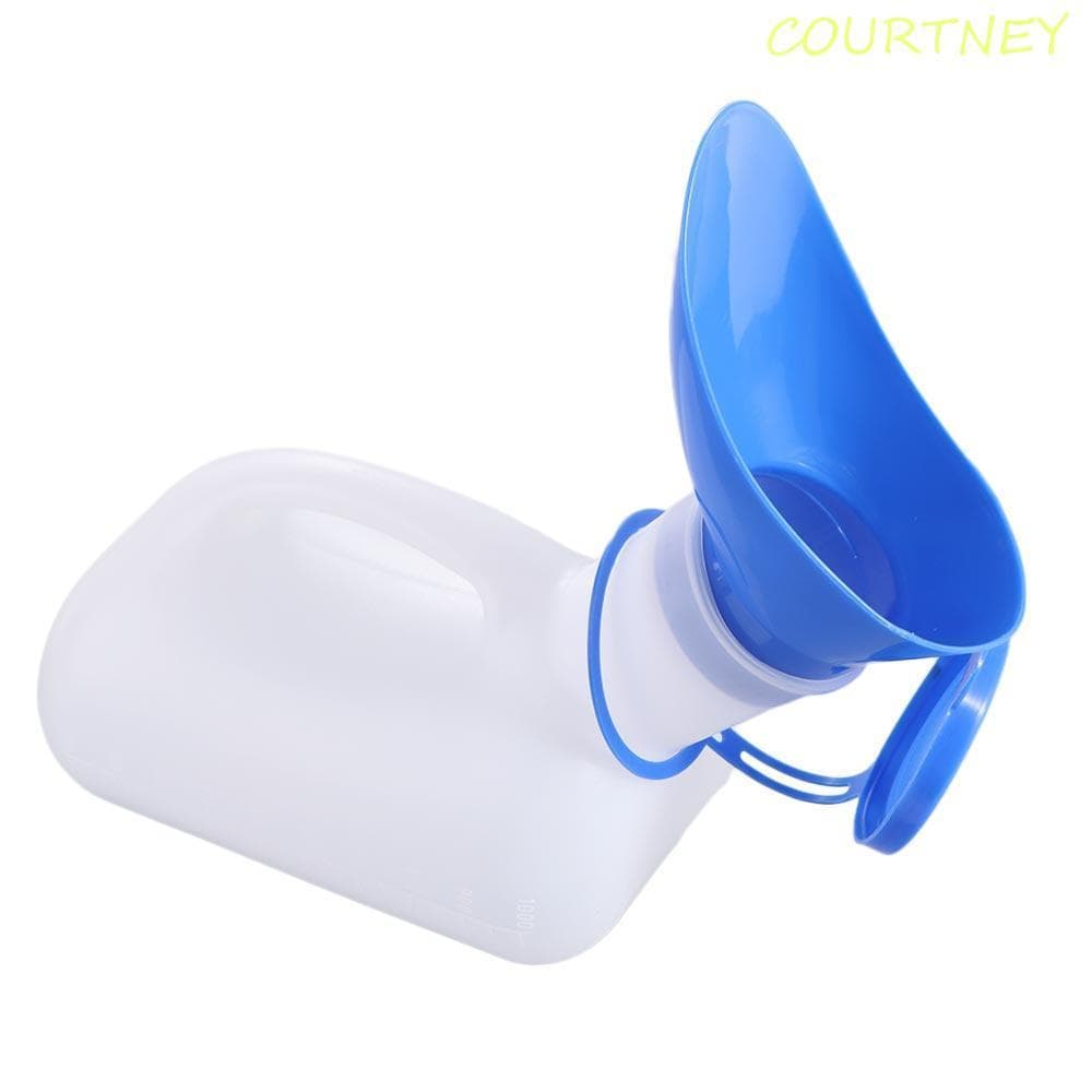 COURTNEY Toalete Móvel , 1000ml Ferramenta De Armazenamento De Xixi Viagem Mictório , Reutilizável Engrossar Garrafa Uri