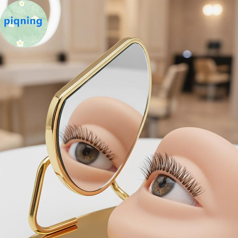 Espelho De Inspeção De Cílios Durável Piqning Ideal Para Aplicação Precisa De Extensão Em Salões De Beleza BR