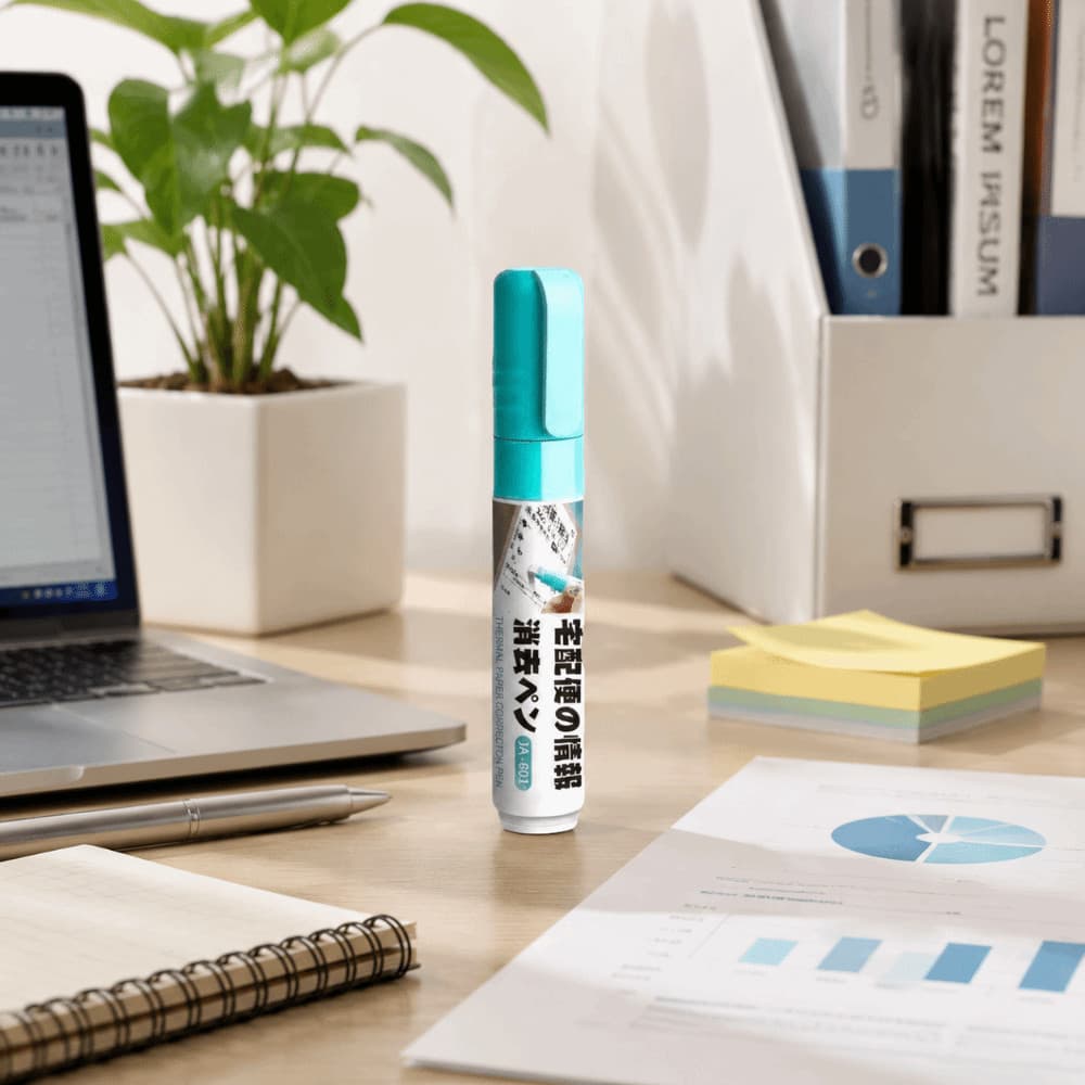 Caneta de Proteção de Privacidade BRBLIFE, Apagador de Papel Térmico Durável para Endereço e Telefone, Portátil W2YA