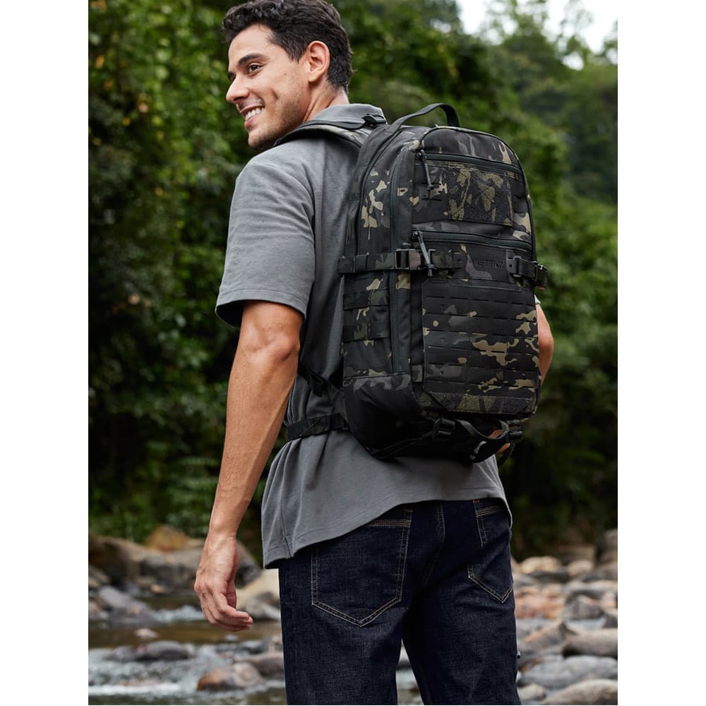 MASTTAC Novo Estilo 500D Nylon 35L Bolsa de Caminhada Ao Ar Livre Camuflagem Homens Mulheres Profissional Caminhadas Moc