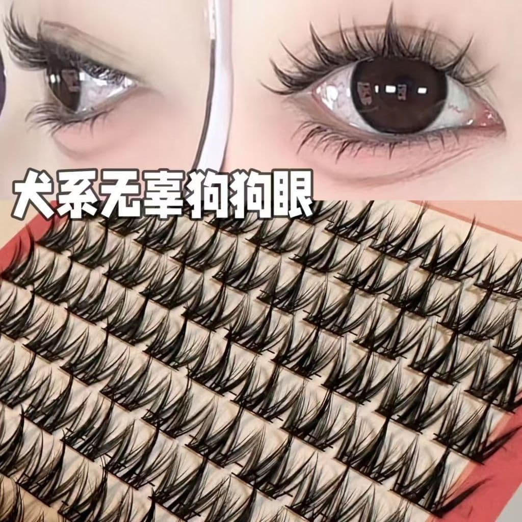 Extensão de cílios Cílios postiços 3D Cílios volumosos postiços série de cães de grande capacidade, pregui