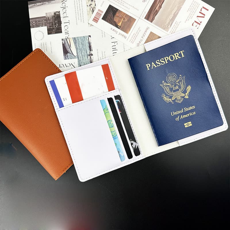 Porta-passaporte de viagem Capa protetora para passaporte Documento multifuncional Bolsa de armazenamento de bilhetes aé
