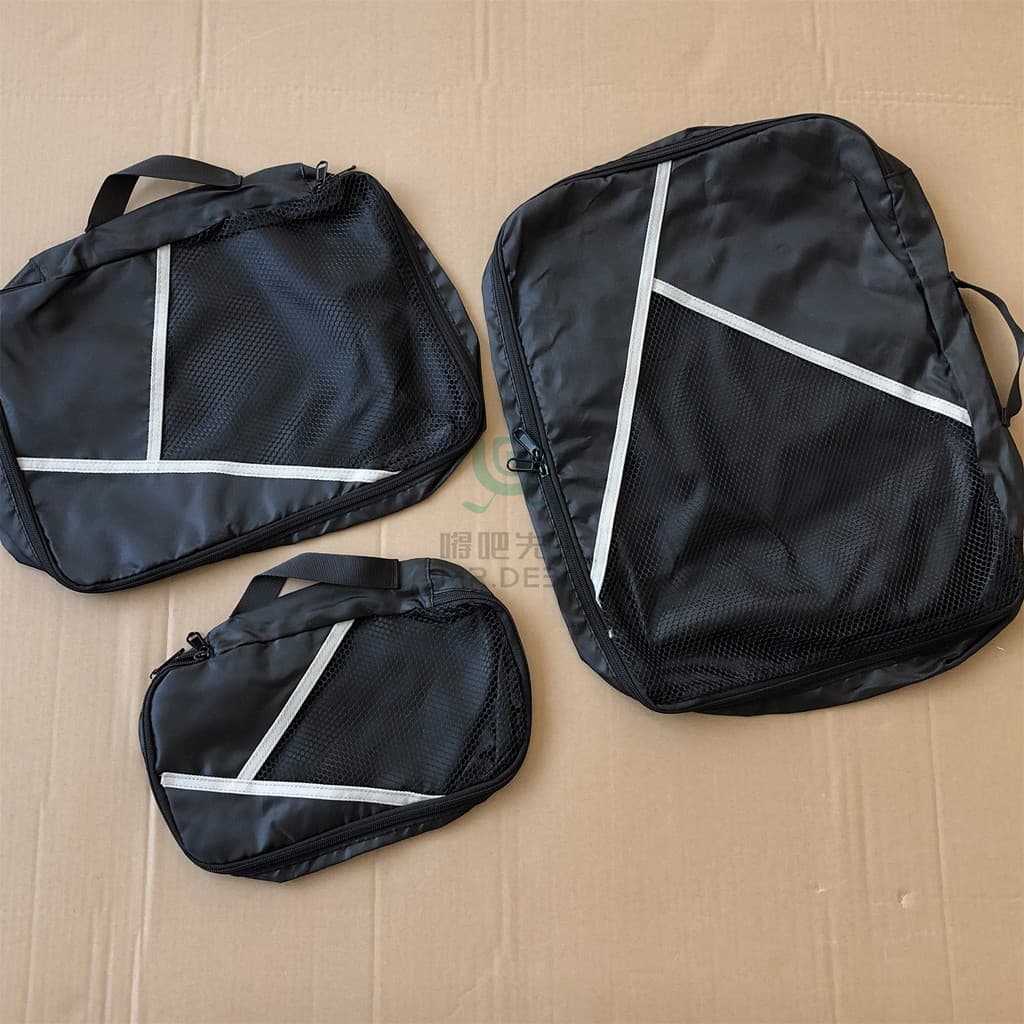 Conjunto de 3 peças!Sub-embalagem de roupas de grade, mala de viagem de negócios, organização de roupas, saco de armazen