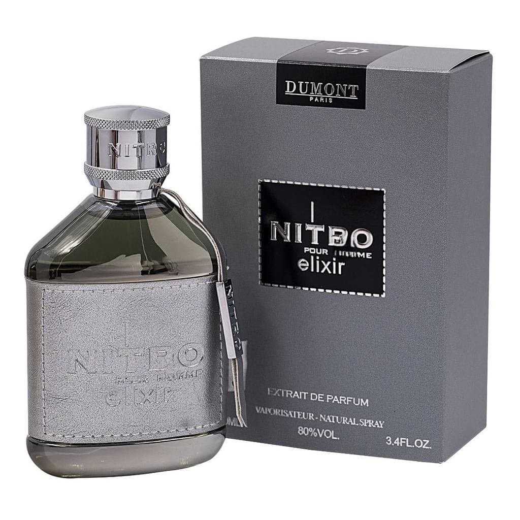 Essência de Perfume Masculino Exclusiva Nitro Elixir 3,4 ml (100ml) – Fragrância Elegante e Duradoura