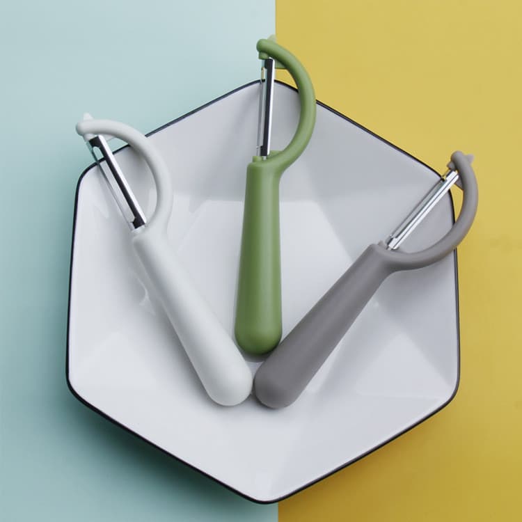 P tipo descascador de aço inoxidável pp plaina simples descascador utensílios de cozinha melão descascador de frutas fac