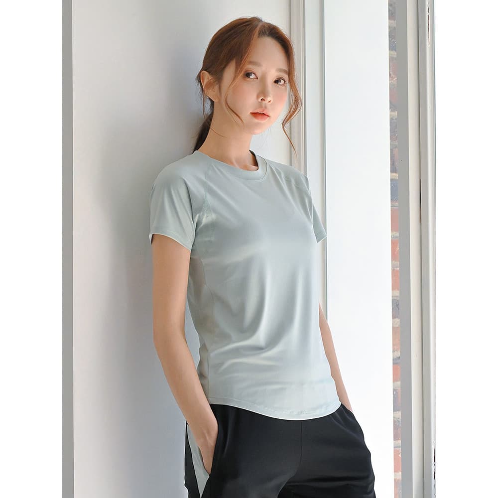 Verão roupas de Yoga senhoras esportes topos manhã correndo roupas de Fitness solto respirável roupas de secagem rápida
