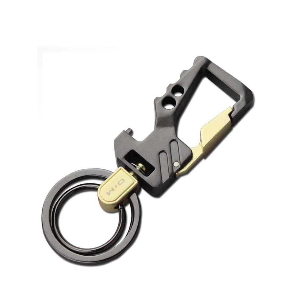 Chaveiro de liga requintado exclusivo criativo carro chaveiro masculino feminino portátil cintura chaveiro